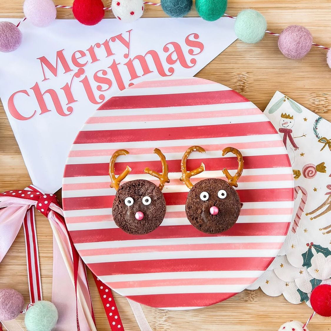 Rudolph Brownie Bites Sugar Bowl Bakery