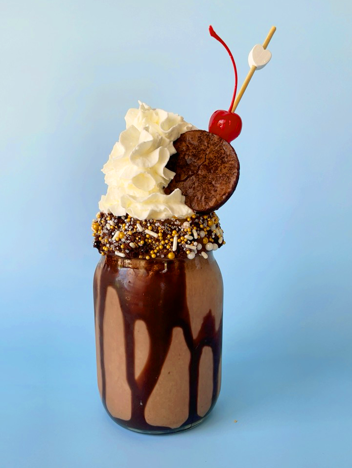 Double Chocolate Brownie Milkshake Sugar Bowl Bakery