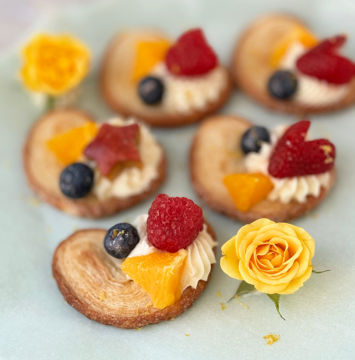 Palmier Fruit Tarts Sugar Bowl Bakery