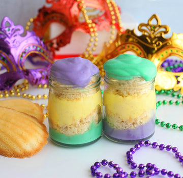 Mardi Gras French Dessert Cups