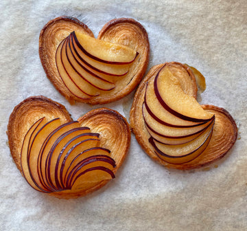 Plum Palmiers With Honey