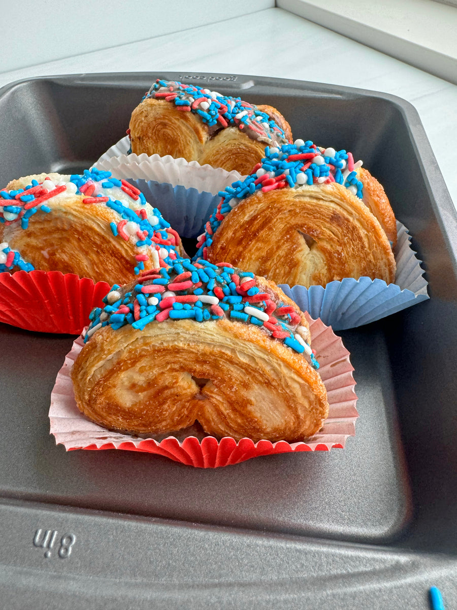 Patriotic Palmier Ice Cream Sandwiches Sugar Bowl Bakery