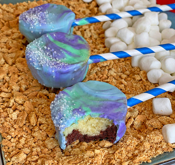 Marbled Chocolate Duet Pops