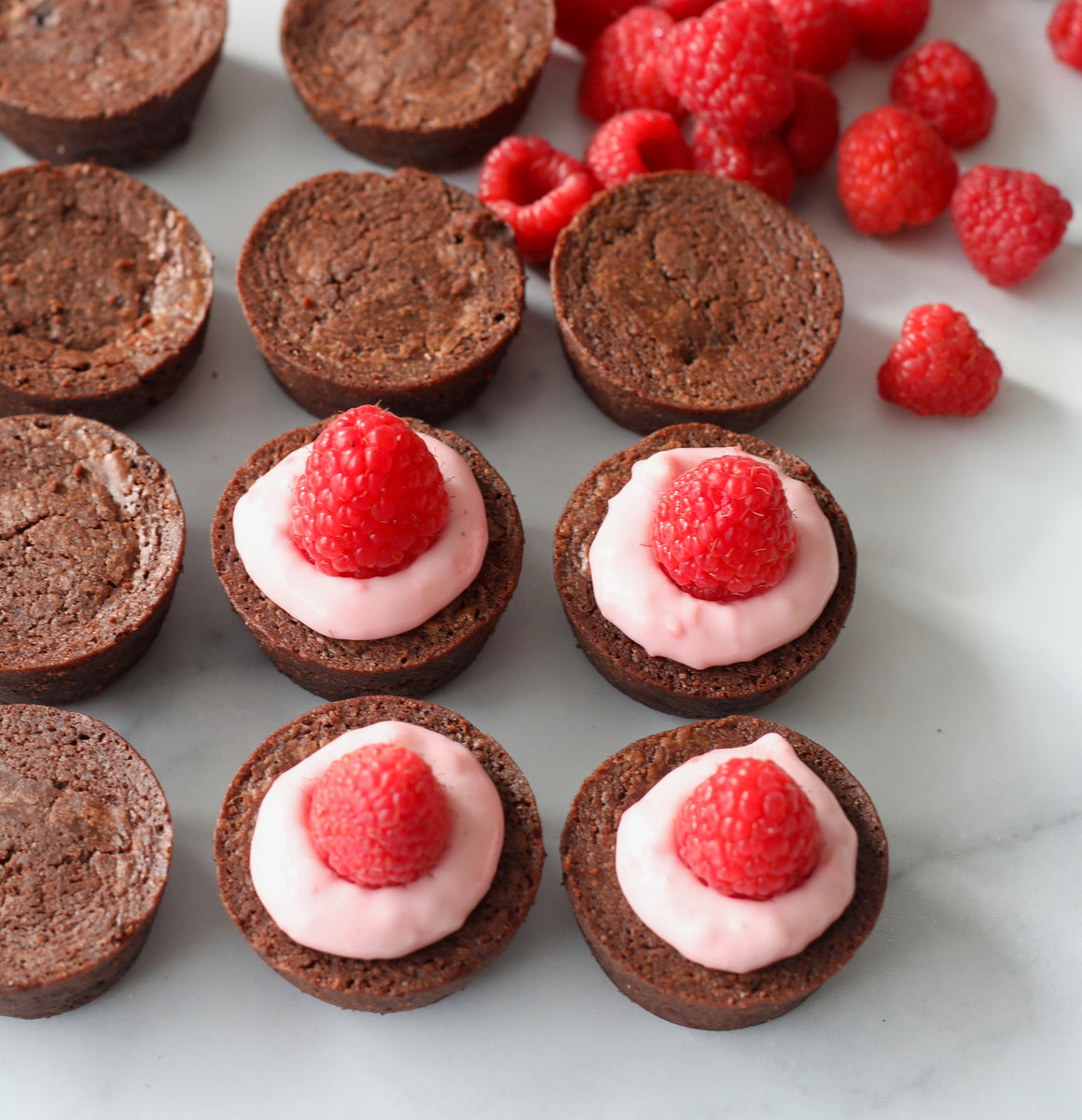 Raspberry Cream Cheese Brownie Bites Sugar Bowl Bakery