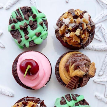 Topped Brownie Bites
