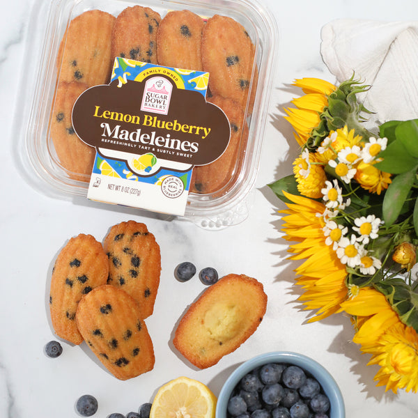 Lemon Blueberry Madeleines