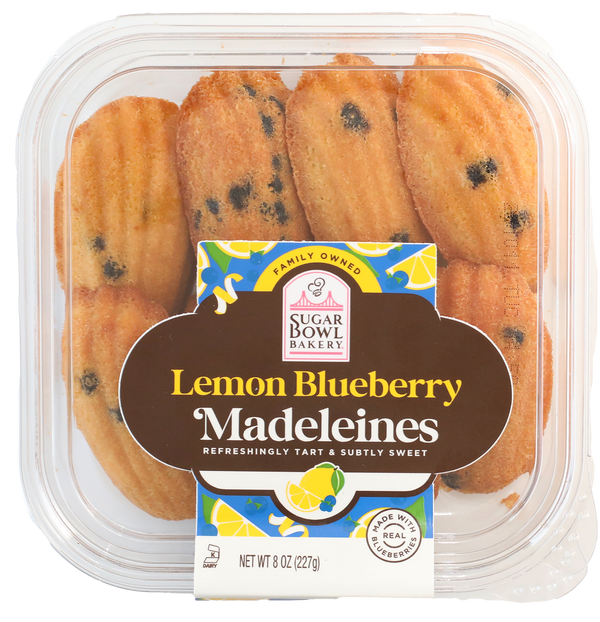 Lemon Blueberry Madeleines